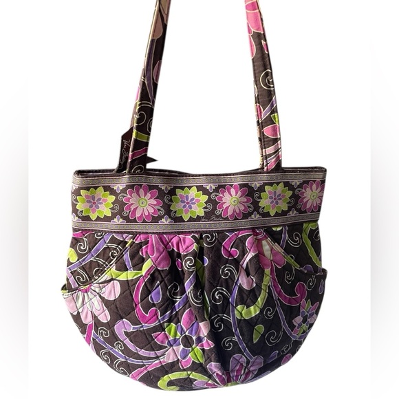 Vera Bradley Multicolor Floral Bag with Black Accents - Picture 3 of 11